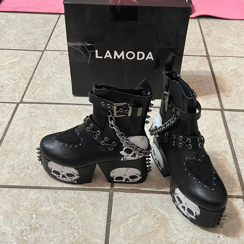 COPY - Punk Rock Platform Boots